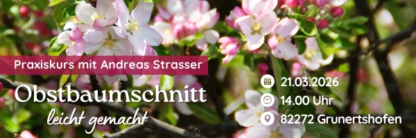 Obstbaumschnittkurs von Andreas Strasser in Grunertshofen bei FFB